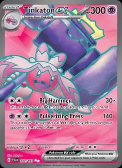 Tinkaton ex card in English
