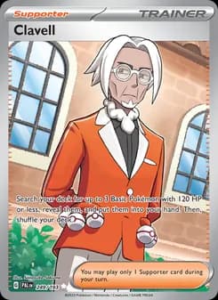 Clavell card in English