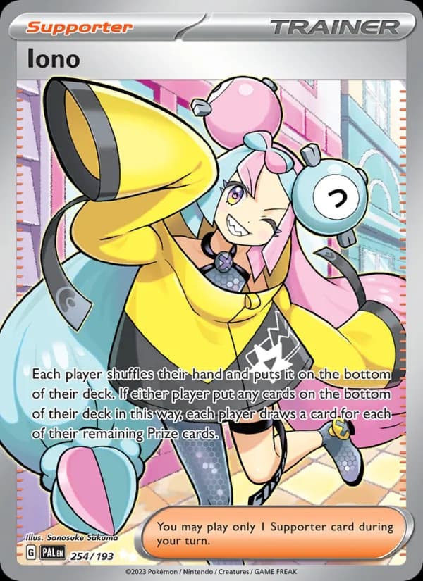 Iono card in English