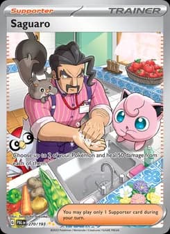 Saguaro card in English