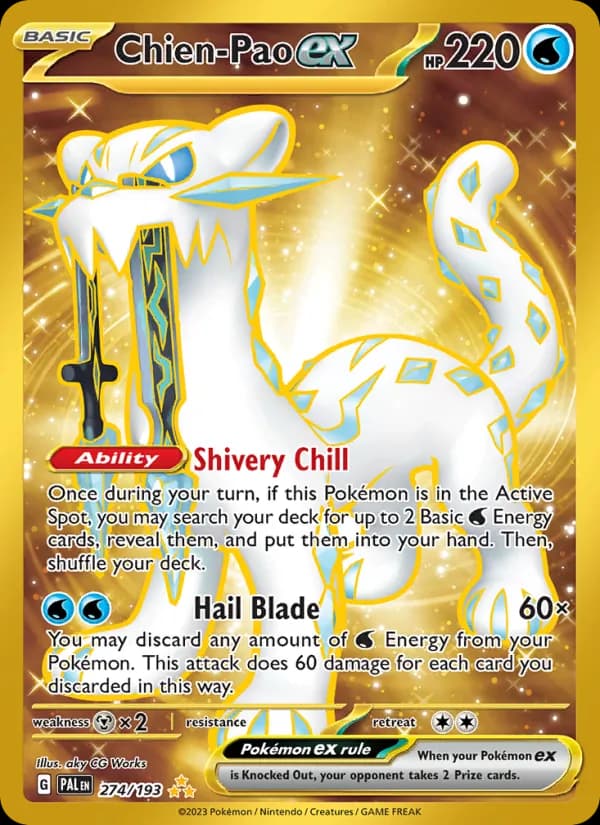 Chien-Pao ex card in English