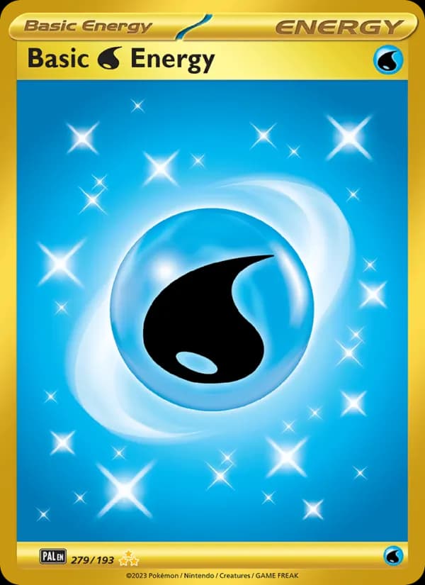 Basic Water Energy card in English