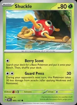 Shuckle card in English