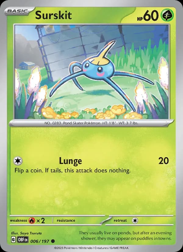 Surskit card in English