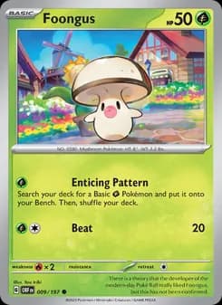 Foongus card in English