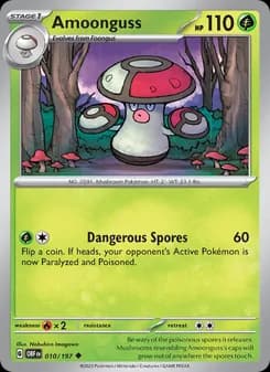 Amoonguss card in English