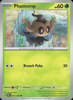 Phantump card in English
