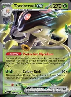 Toedscruel ex card in English