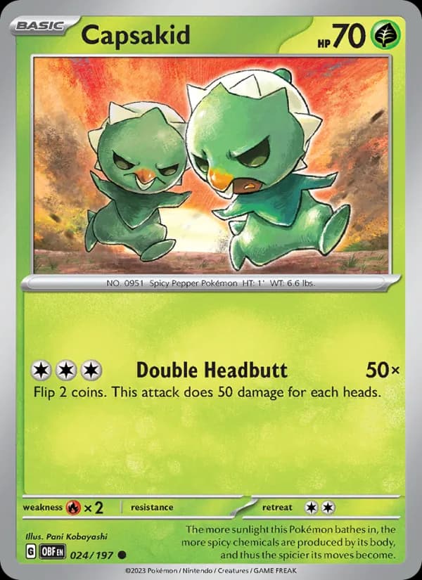 Capsakid card in English
