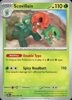 Scovillain card in English