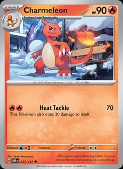 Charmeleon card in English