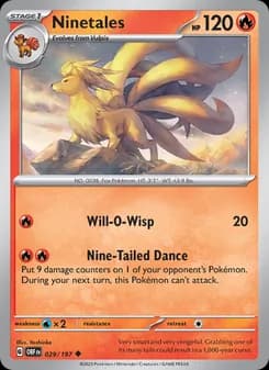 Ninetales card in English
