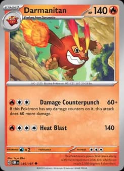 Darmanitan card in English