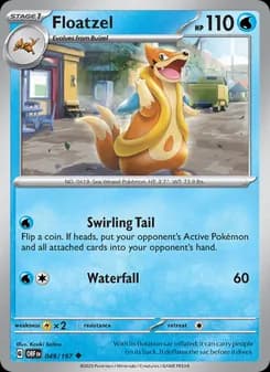 Floatzel card in English