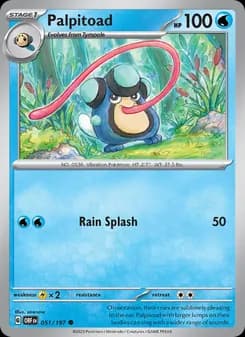 Palpitoad card in English