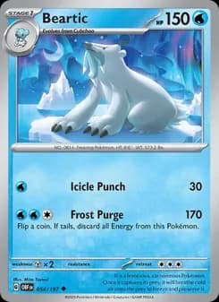 Beartic card in English