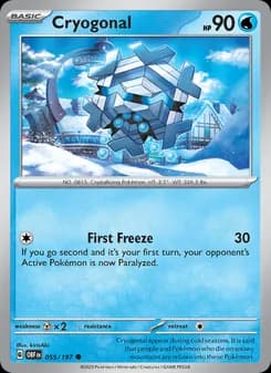 Cryogonal card in English