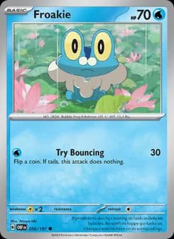 Froakie card in English