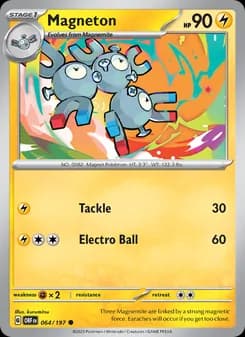 Magneton card in English