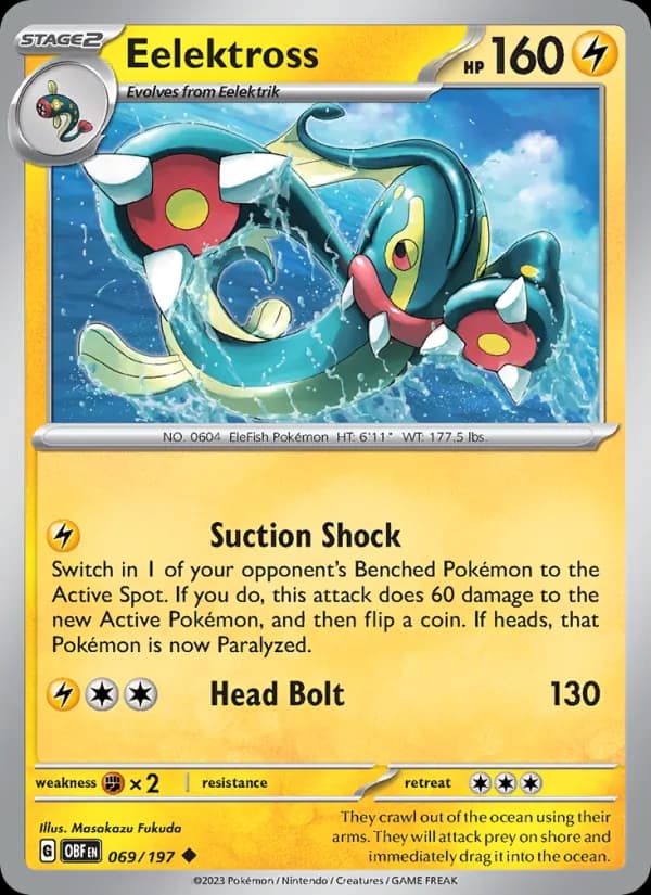 Eelektross card in English