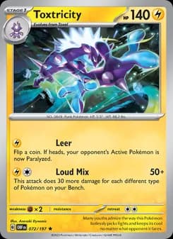Toxtricity card in English