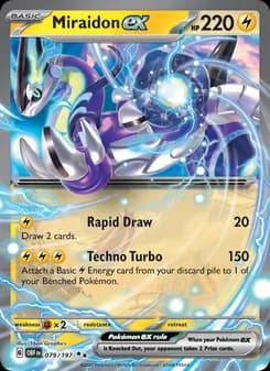 Miraidon ex card in English