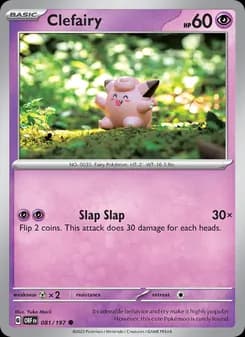 Clefairy card in English
