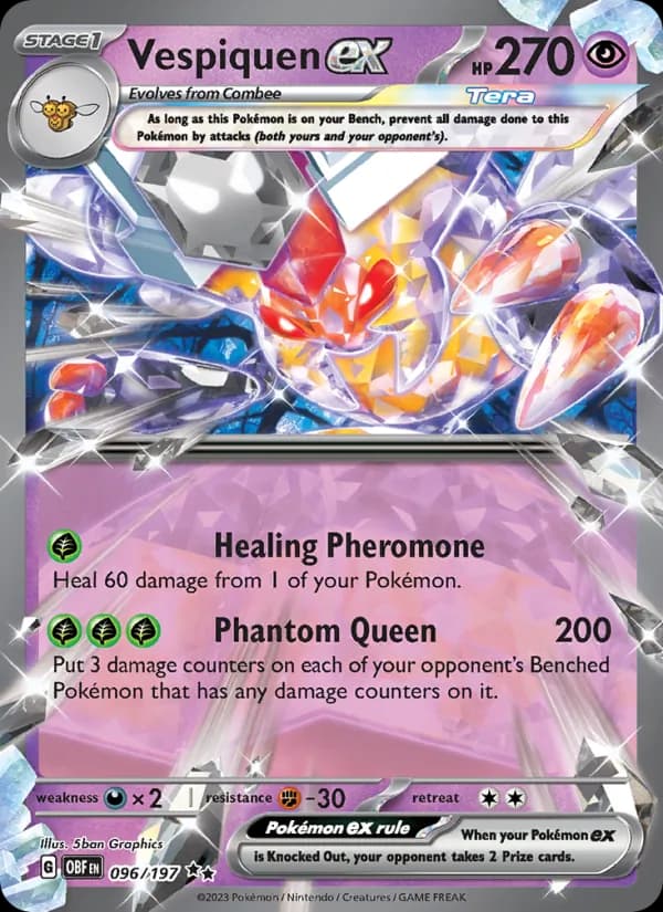 Vespiquen ex card in English