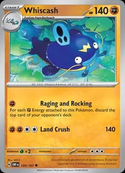 Whiscash card in English
