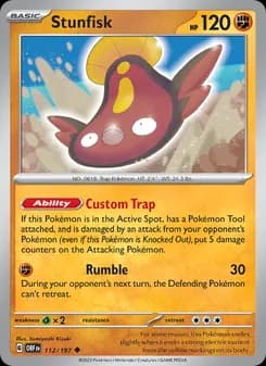Stunfisk card in English