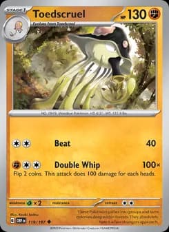 Toedscruel card in English