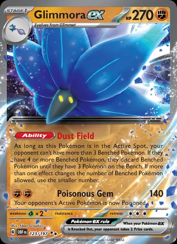 Glimmora ex card in English