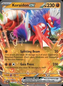 Koraidon ex card in English