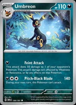 Umbreon card in English