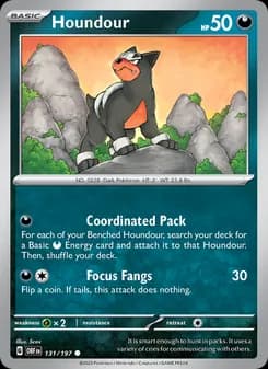 Houndour card in English