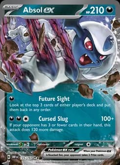 Absol ex card in English