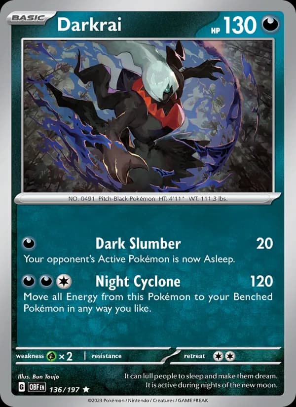 Darkrai card in English