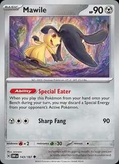 Mawile card in English
