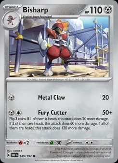 Bisharp card in English