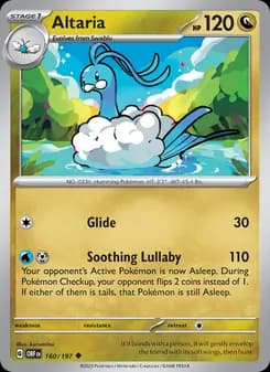 Altaria card in English