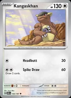 Kangaskhan card in English