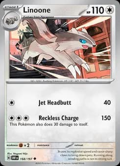 Linoone card in English