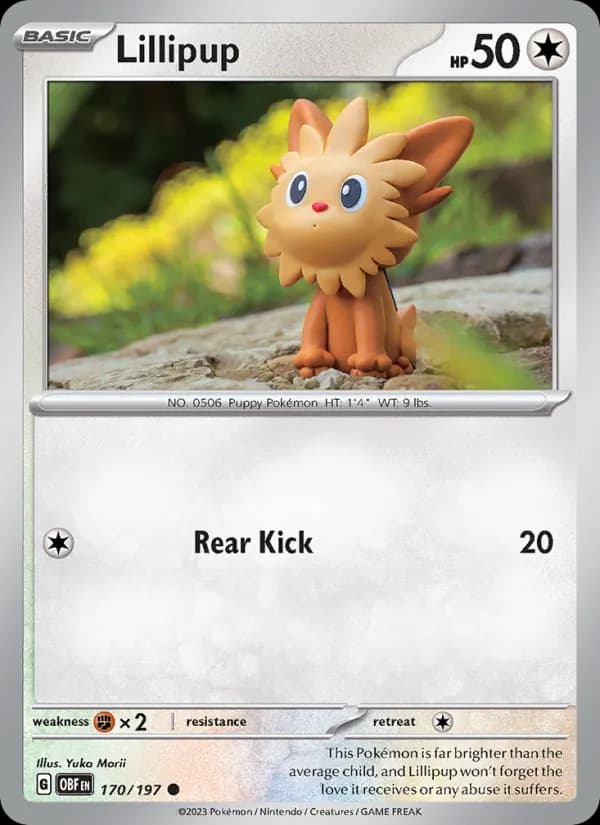Lillipup card in English
