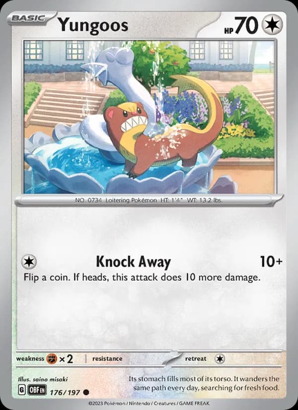 Yungoos card in English