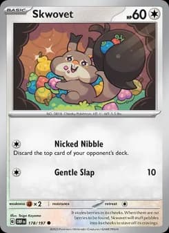 Skwovet card in English