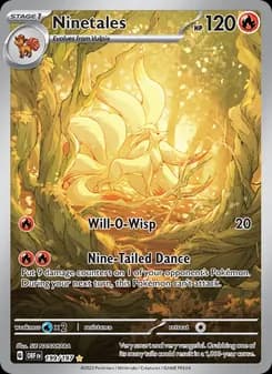 Ninetales card in English