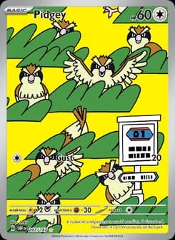 Pidgey card in English