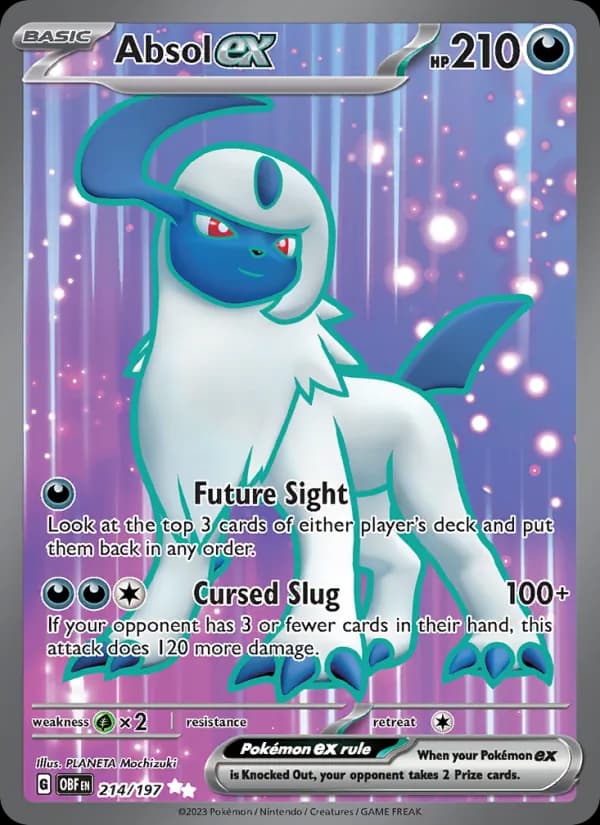 Absol ex card in English