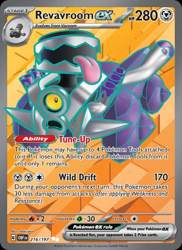 Revavroom ex card in English