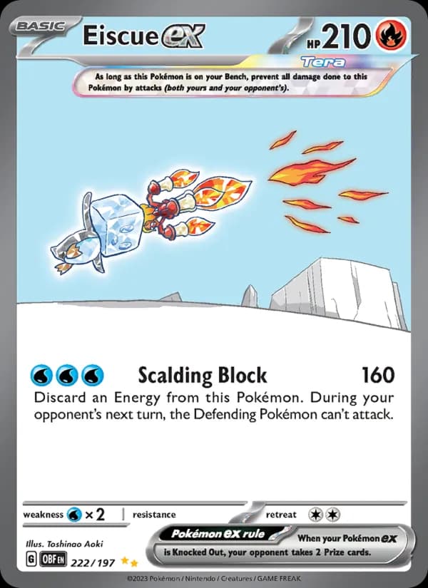 Eiscue ex card in English